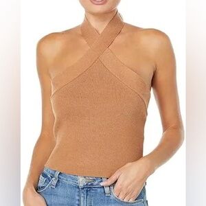 Monrow Supersoft Sweater Knit Halter - M